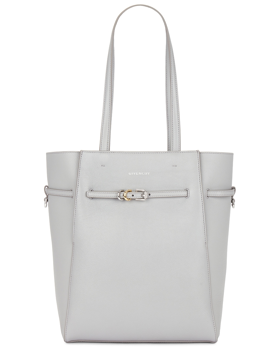 Image 1 of Givenchy Small Voyou North South Tote Bag in Light Grey
