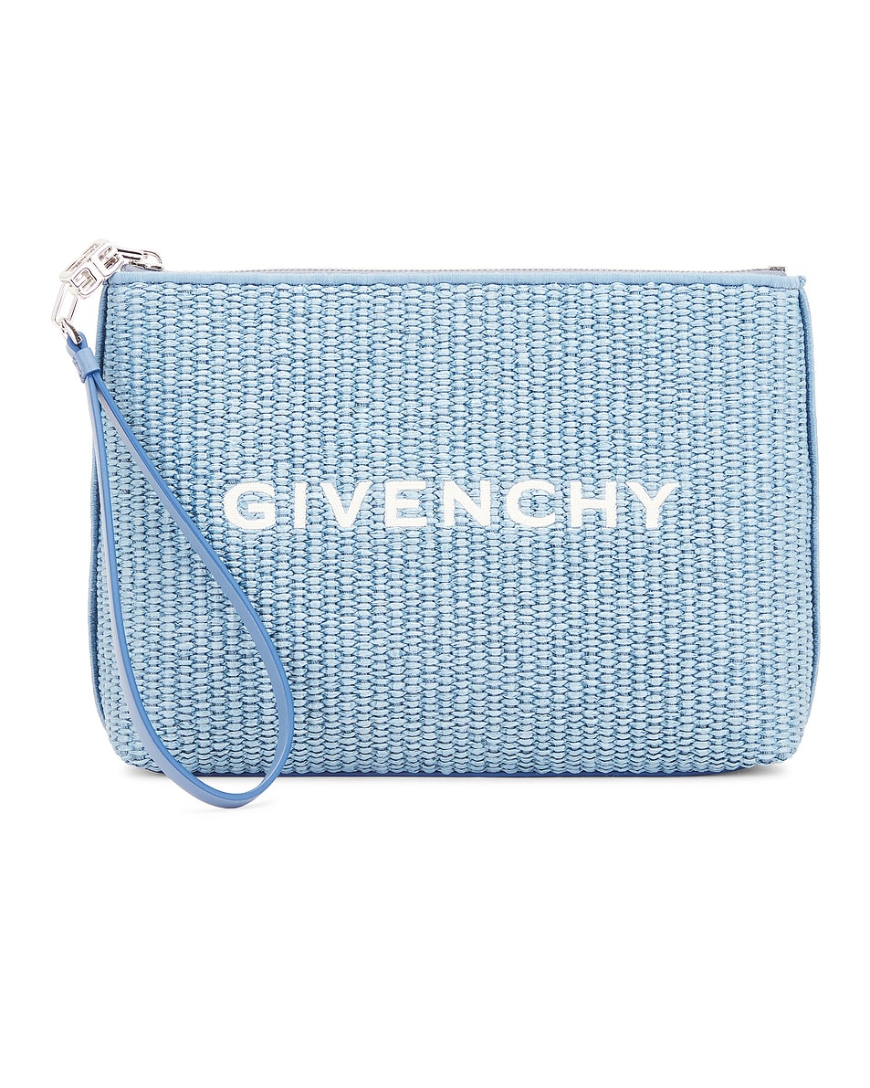 Image 1 of Givenchy Travel Pouch in Denim Blue