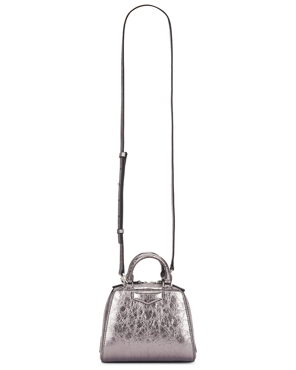 Image 1 of Givenchy Nano Antigona Cube Bag in Silvery Grey