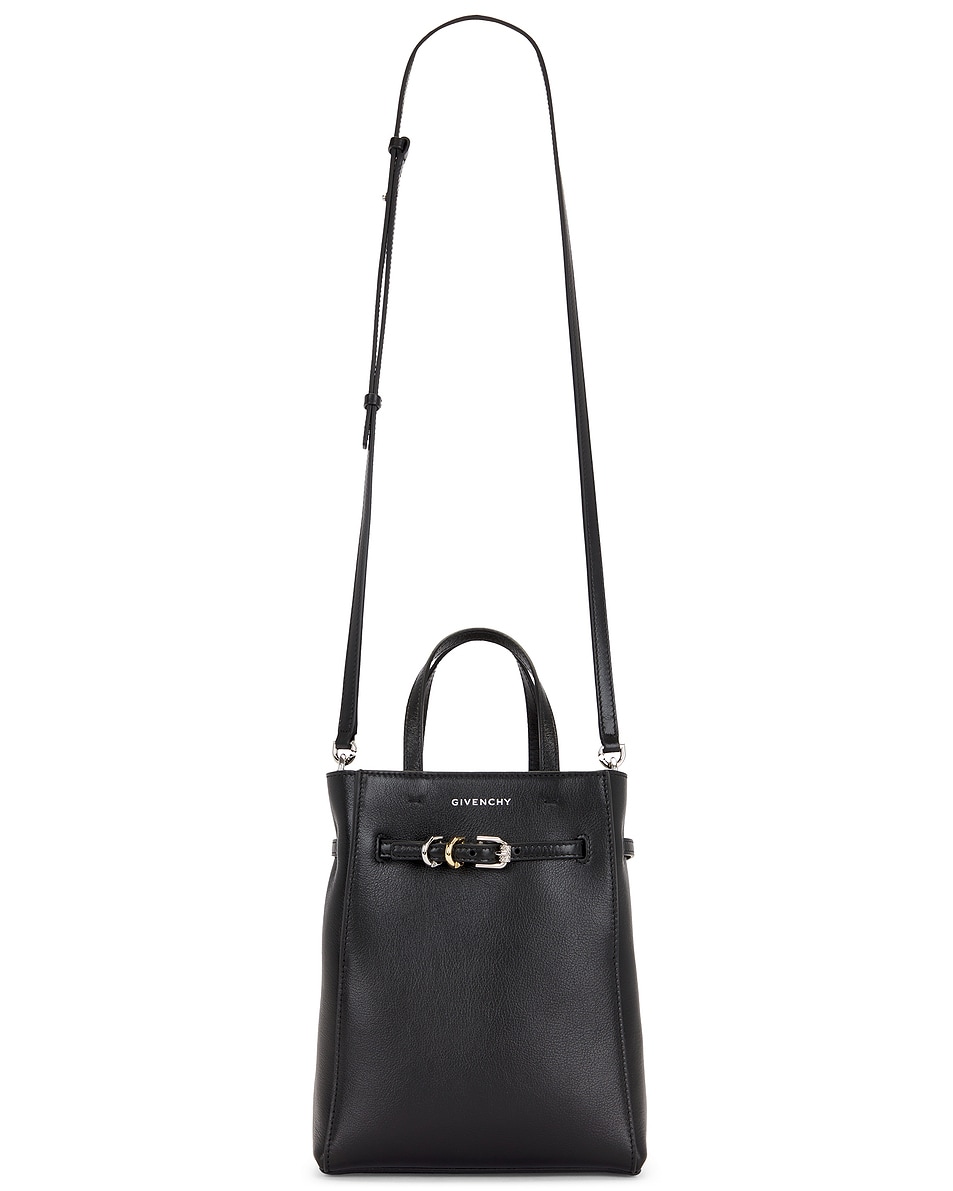 Image 1 of Givenchy Mini Voyou North South Tote Bag in Black