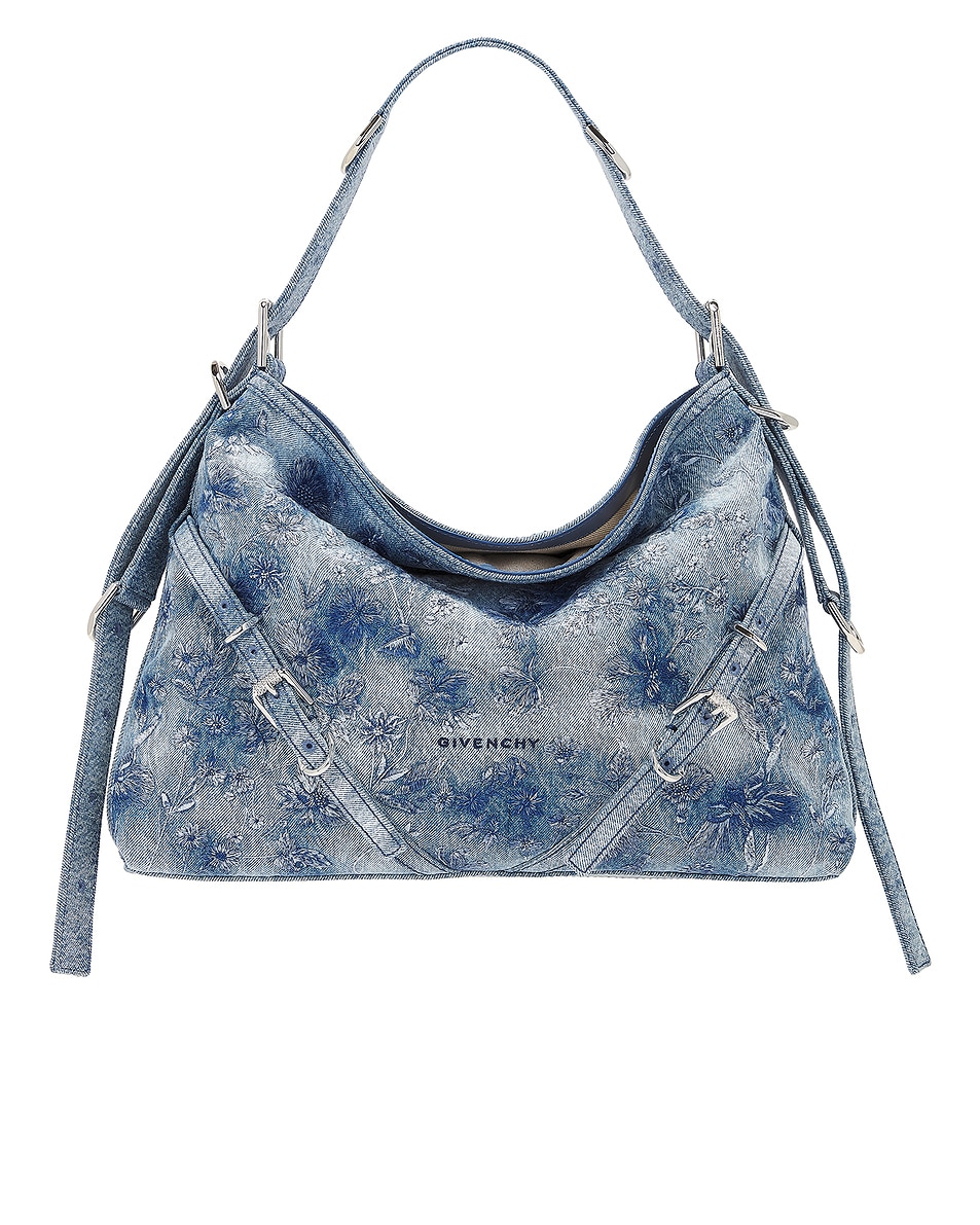 Image 1 of Givenchy Medium Voyou Bag in Medium Blue