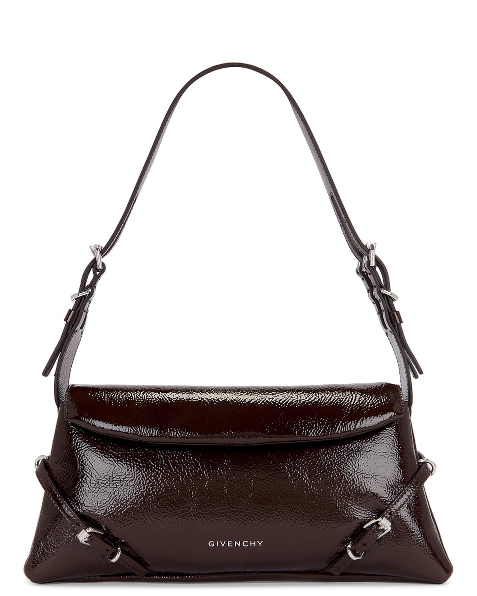 Image 1 of Givenchy Small Voyou Bag in Ebony Brown