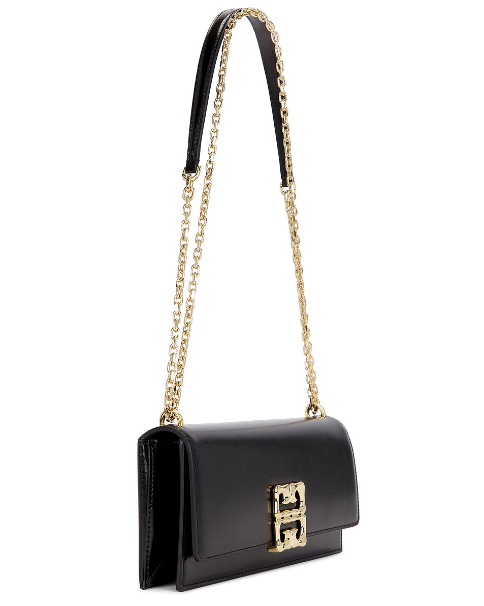 Image 4 of Givenchy 4g Liquid Small Chain Bag in Black