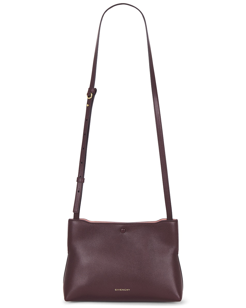 Image 1 of Givenchy Day Flat Pochette Bag in Burgundy