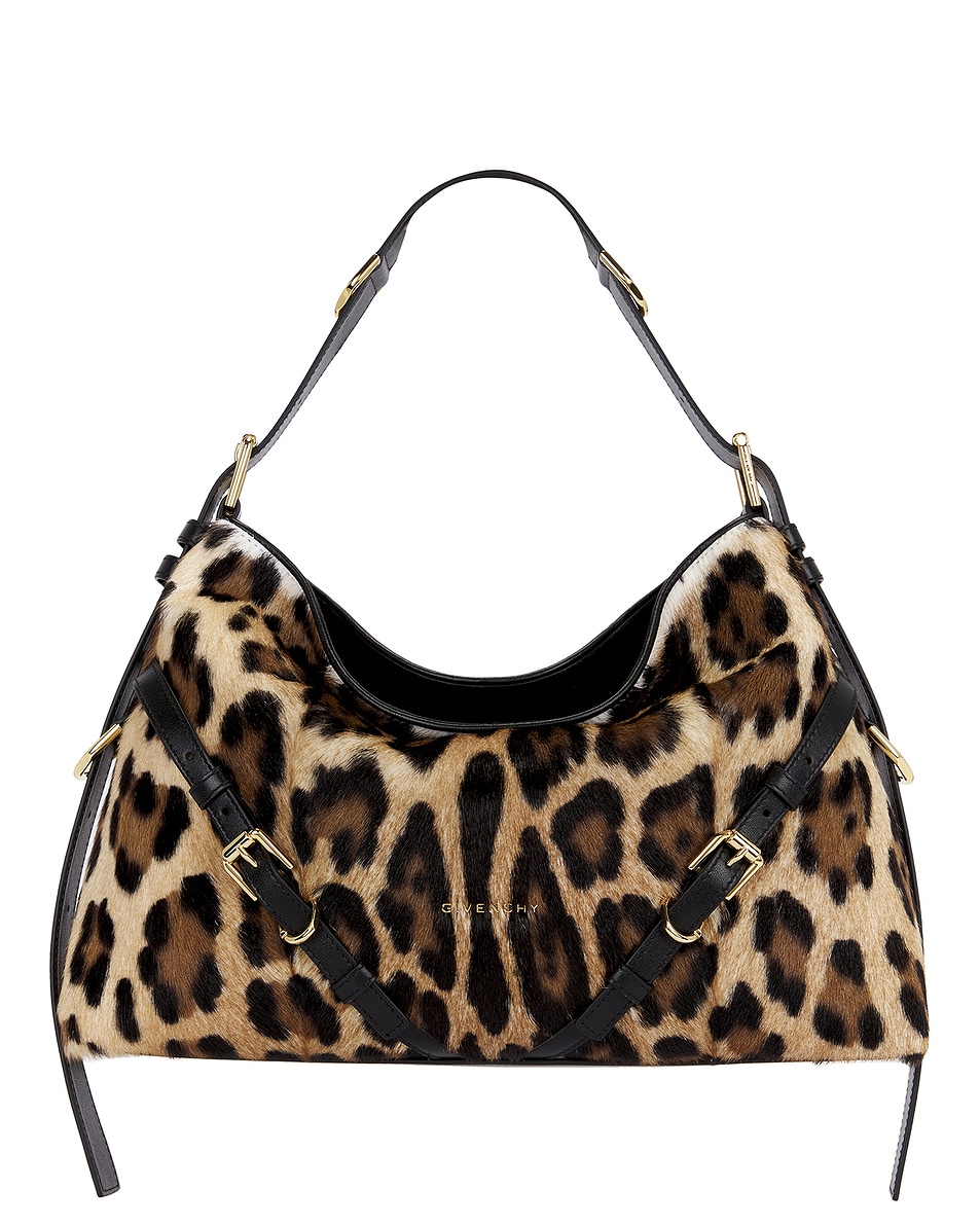 Image 1 of Givenchy Medium Voyou Bag in Black & Beige