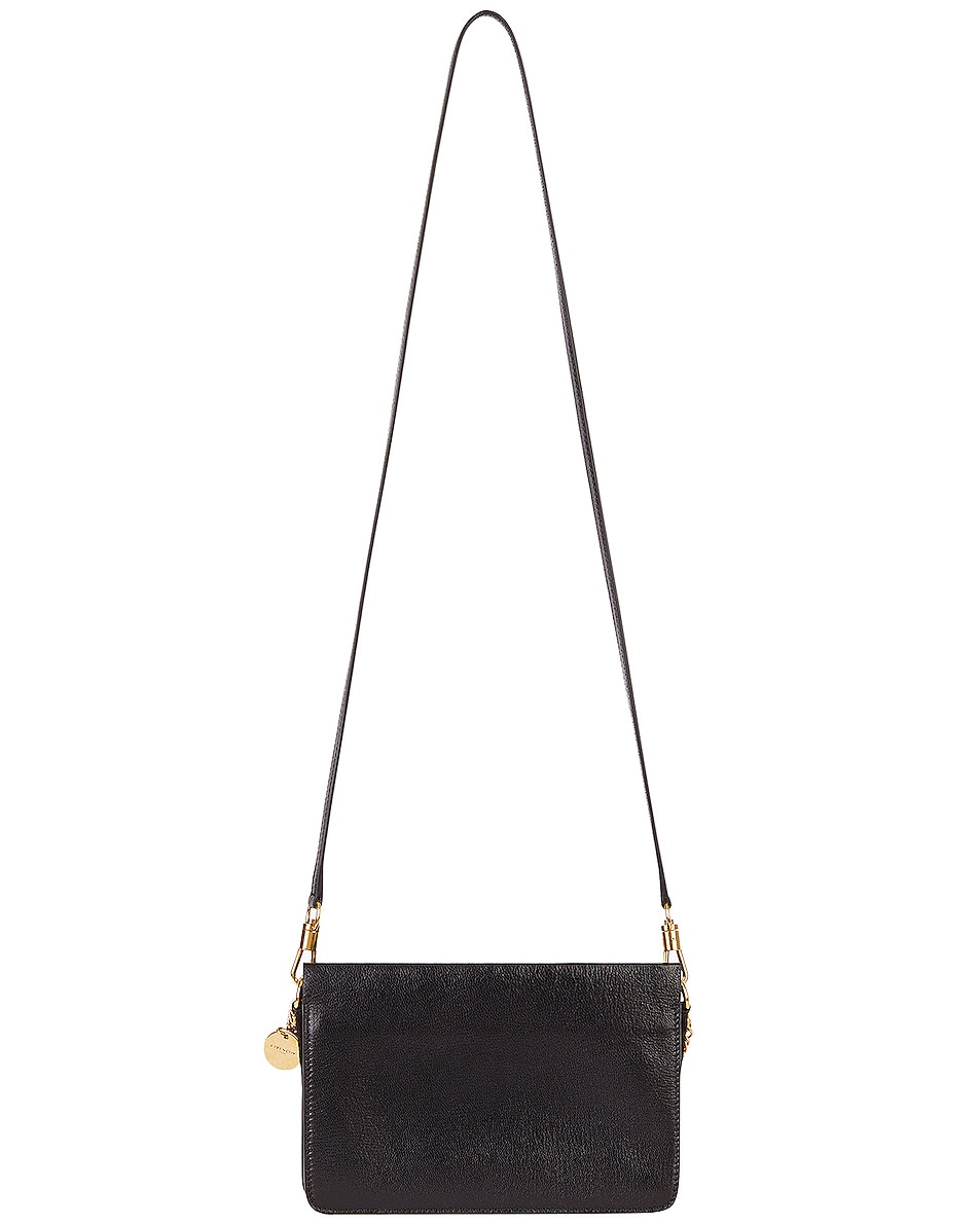 Givenchy Cross3 Leather Crossbody Bag in Black FWRD
