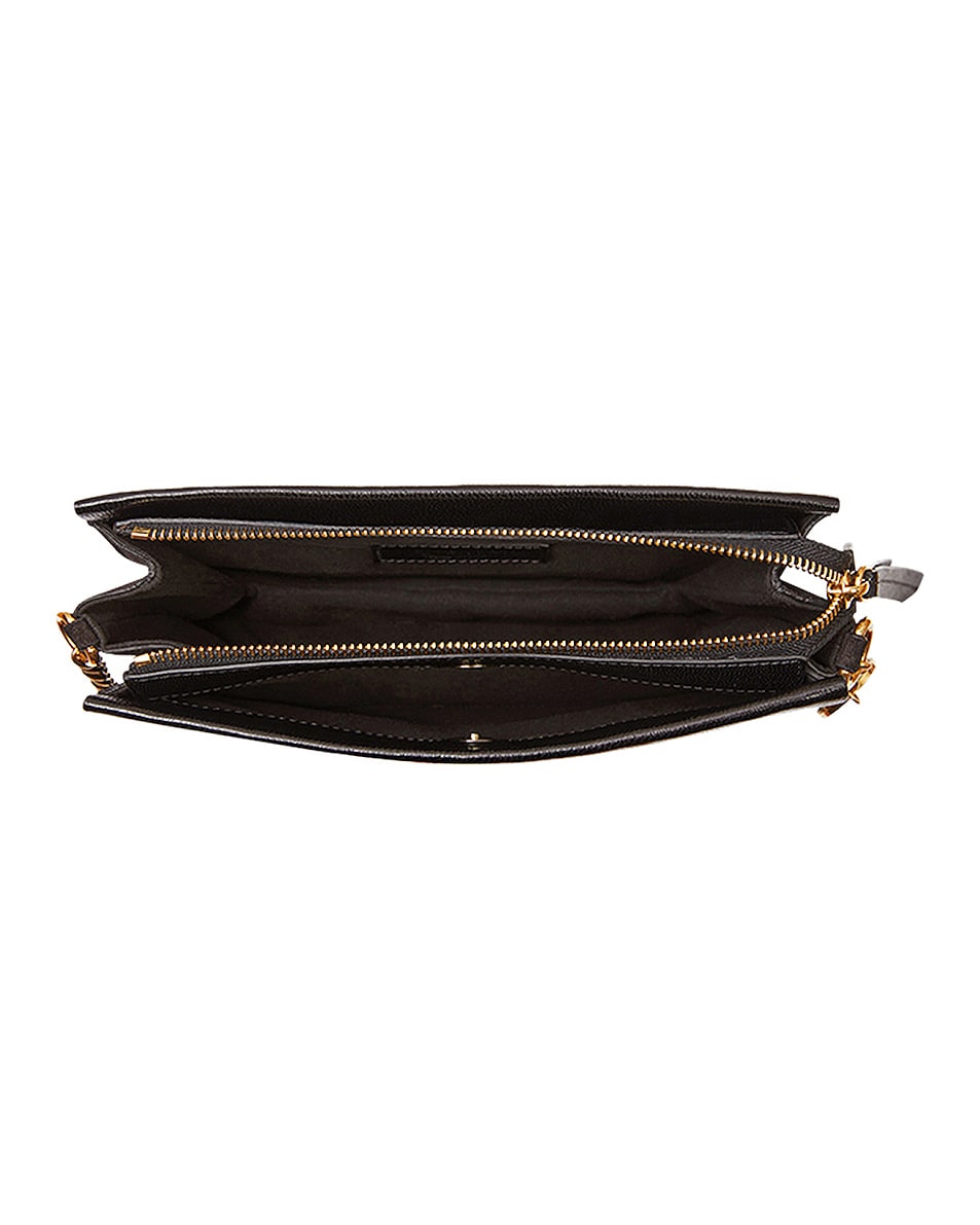 Givenchy Cross3 Leather Crossbody Bag in Black FWRD