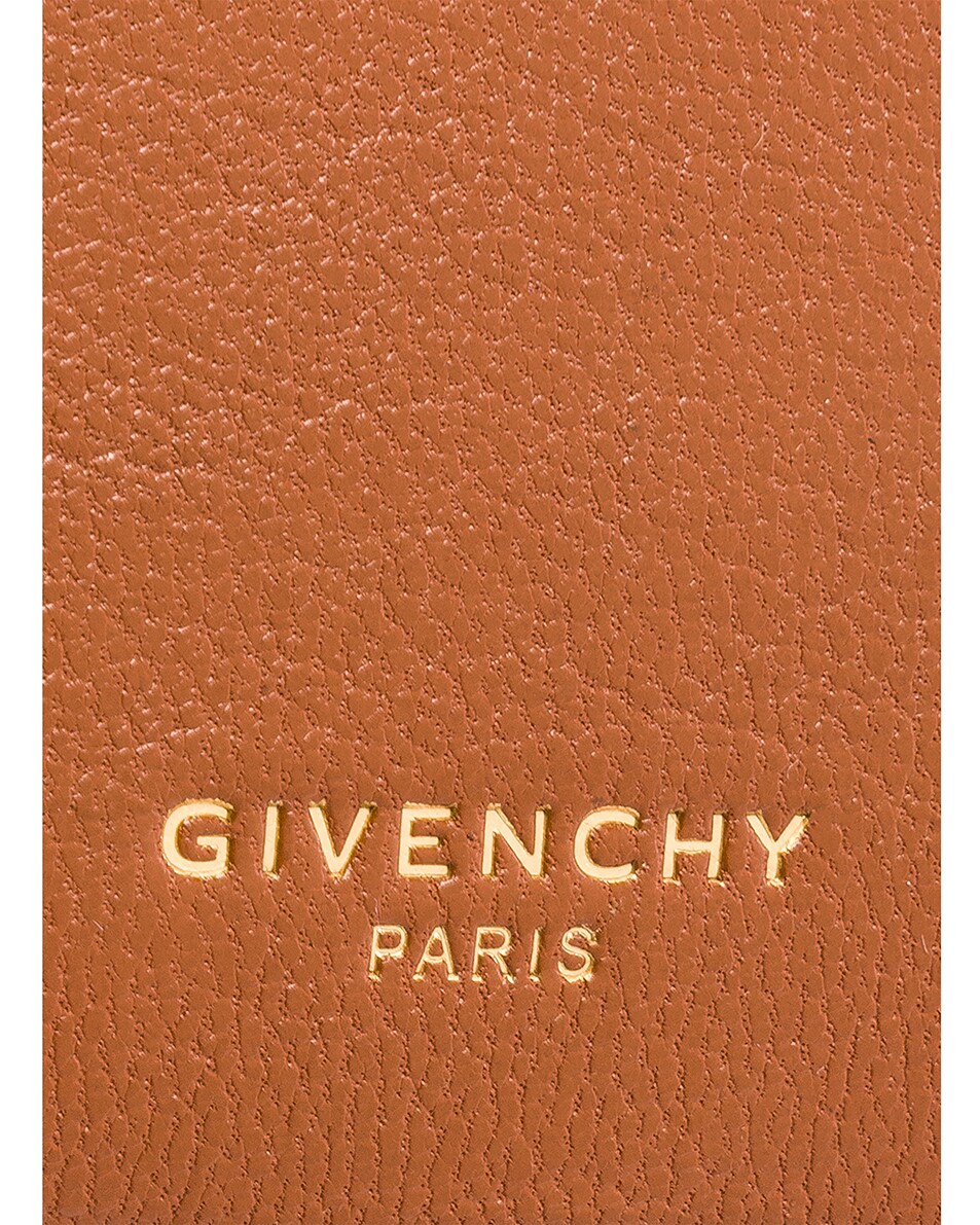 Givenchy Cross3 Leather Crossbody Bag in Chestnut FWRD