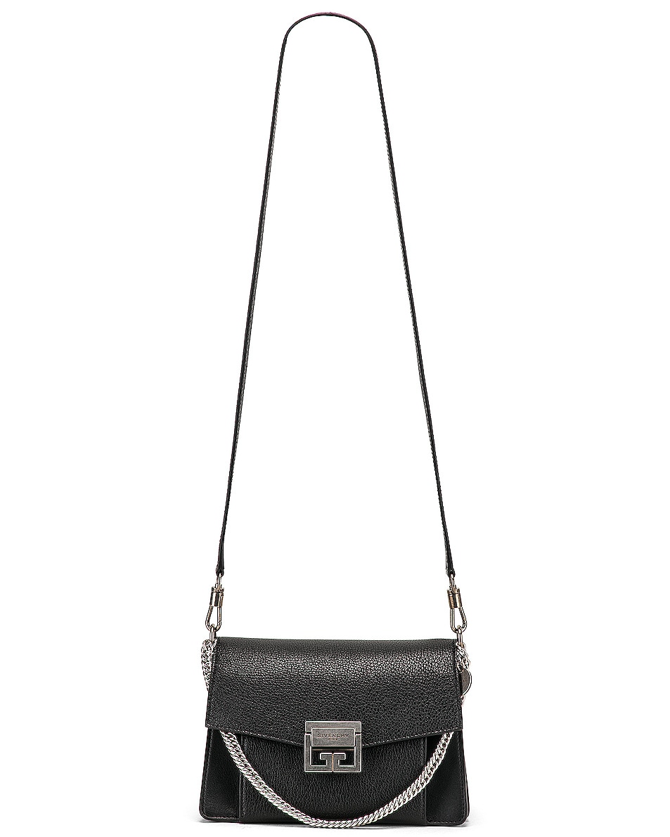 Givenchy Small Leather GV3 in Black | FWRD