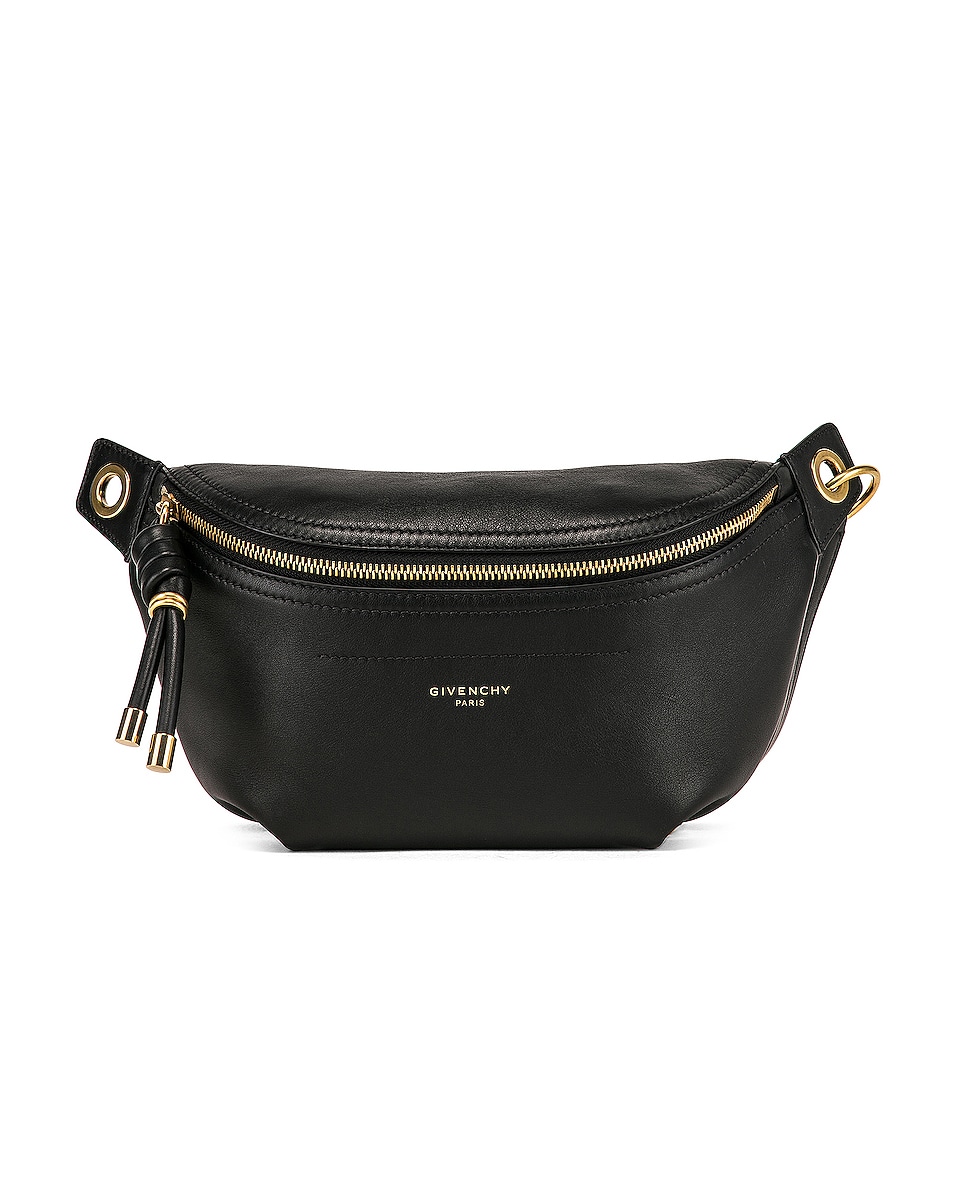 Image 1 of Givenchy Whip Chain Belt Bag in Black