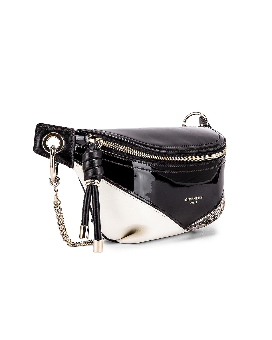 Givenchy Mini Whip Belt Bag in Black & White | FWRD