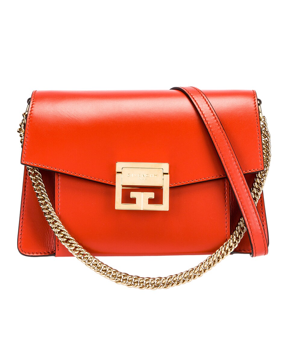 Image 1 of Givenchy Small GV3 Leather Bag in Dark Orange