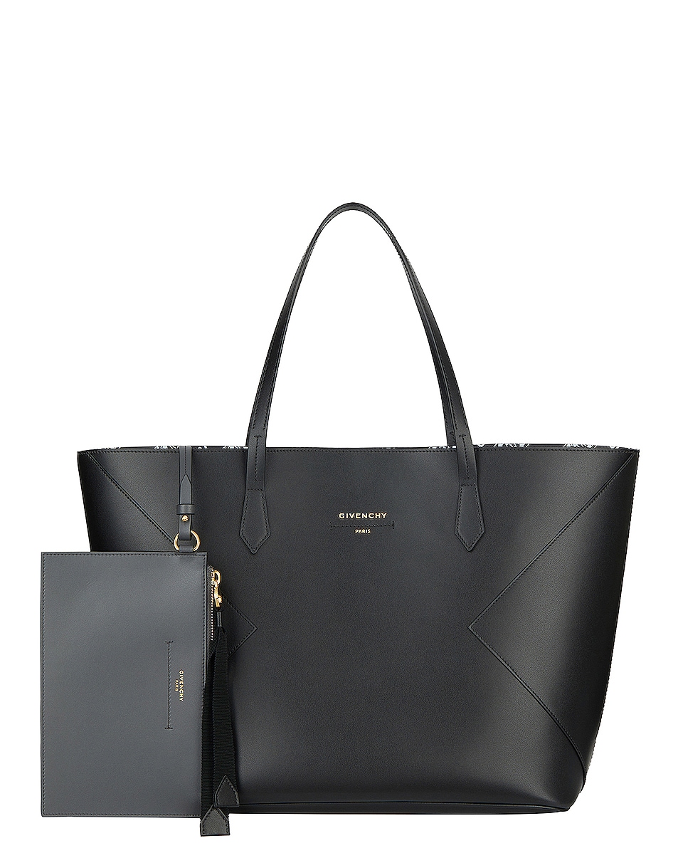 Image 1 of Givenchy Wing Shopping Bag in Black & White