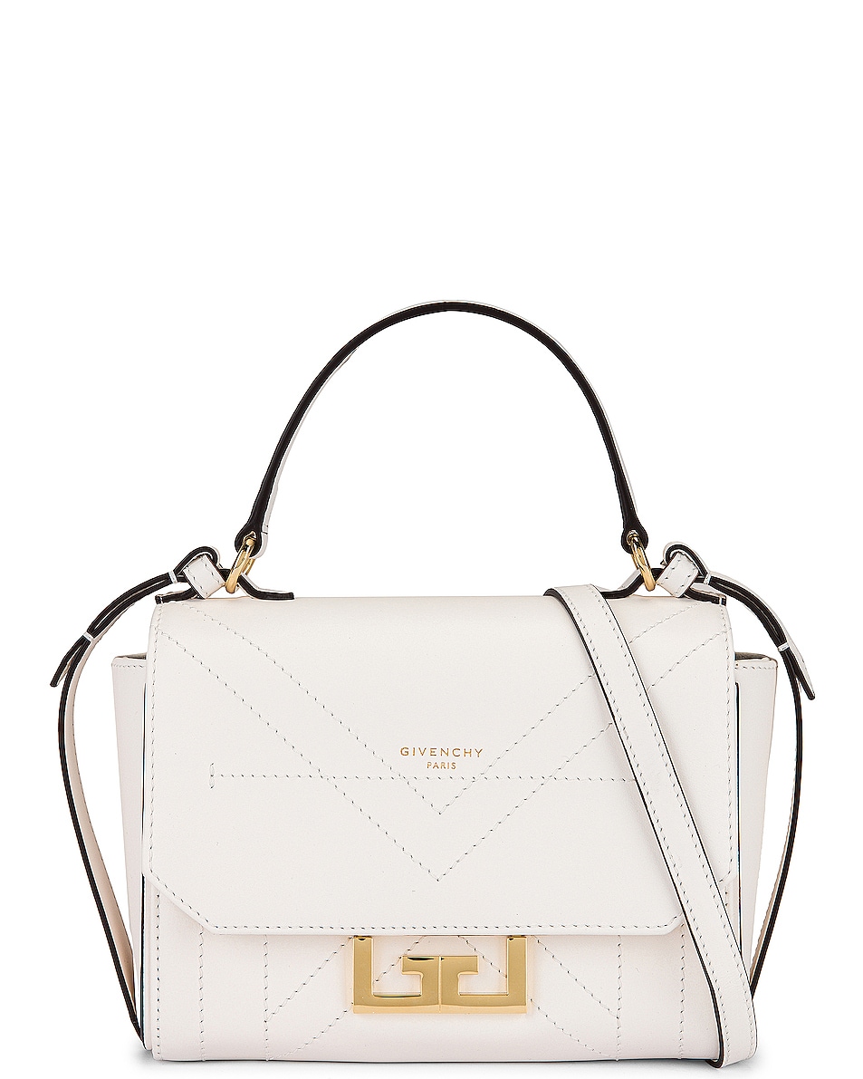 Image 1 of Givenchy Mini Eden Leather Bag in White