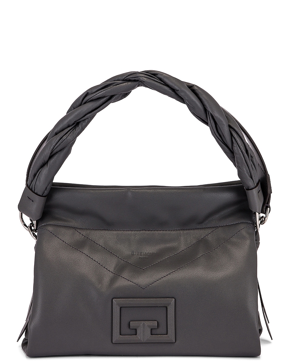 Image 1 of Givenchy Medium ID 93 Twisted Strap Zip Bag in Storm Grey