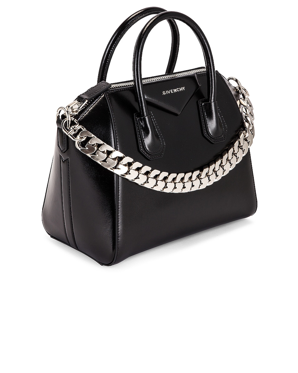Givenchy Mini Antigona Chain Bag in Black FWRD