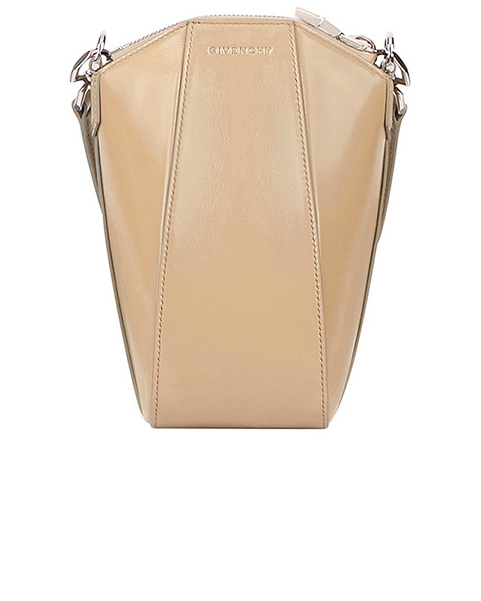 Image 1 of Givenchy Mini Antigona Vertical Bag in Beige
