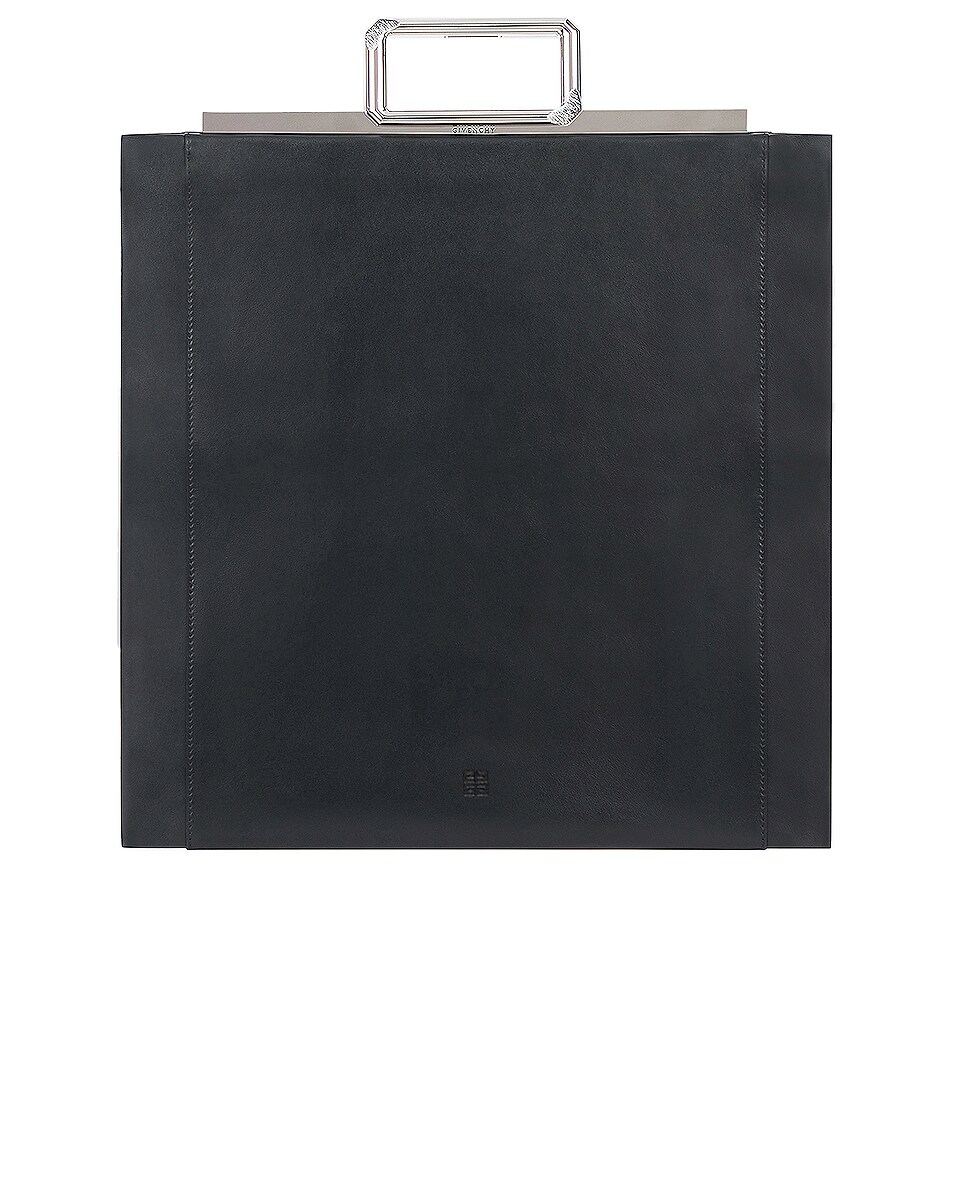 Image 1 of Givenchy Metal Handle Shopper Bag in Black