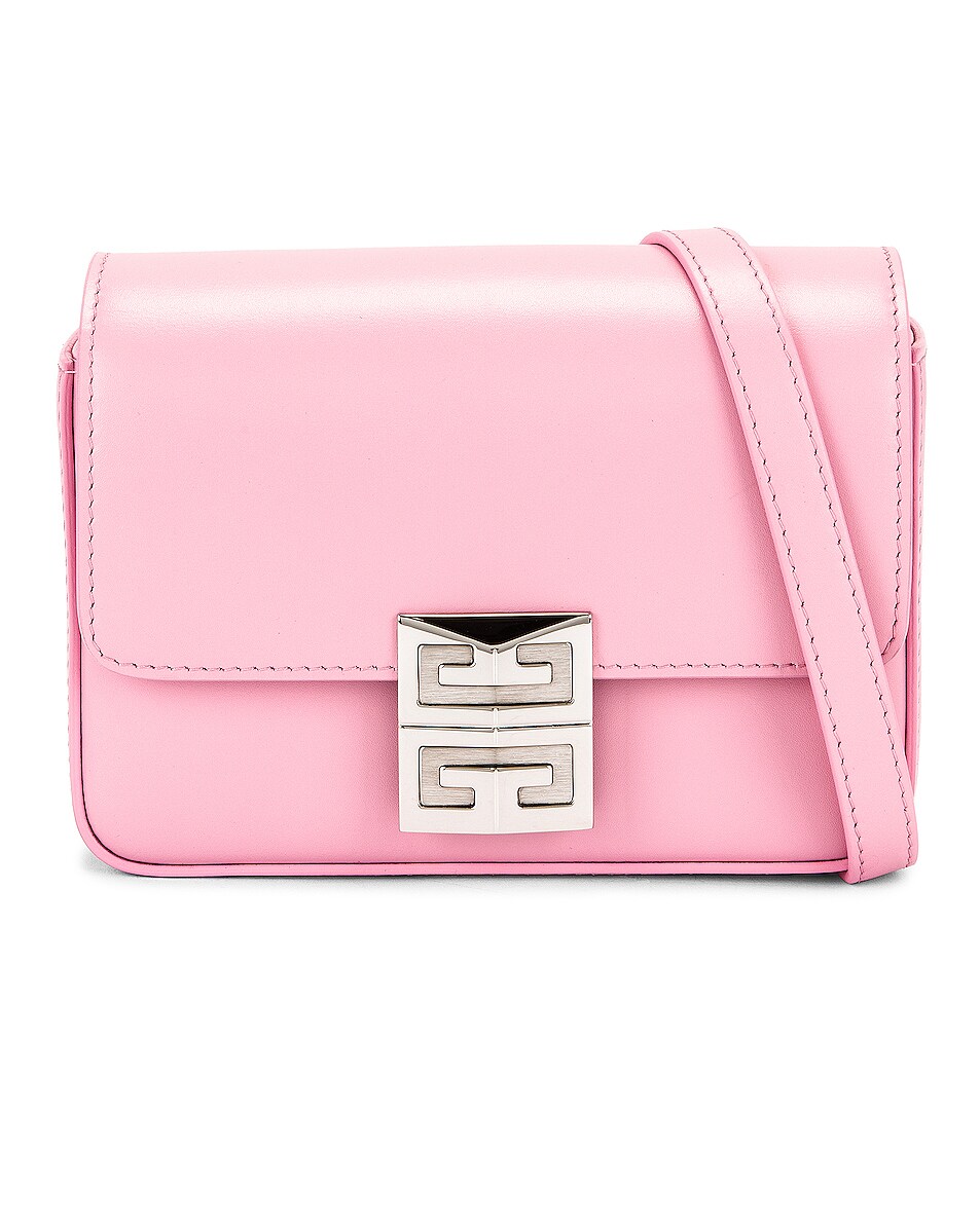 Givenchy Mini 4G Crossbody Box Bag in Baby Pink FWRD