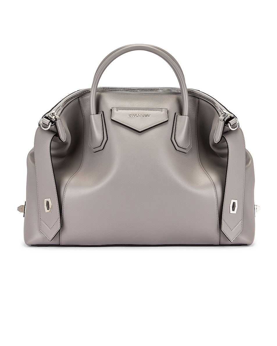 Image 1 of Givenchy Medium Antigona Soft Bag in Medium Grey
