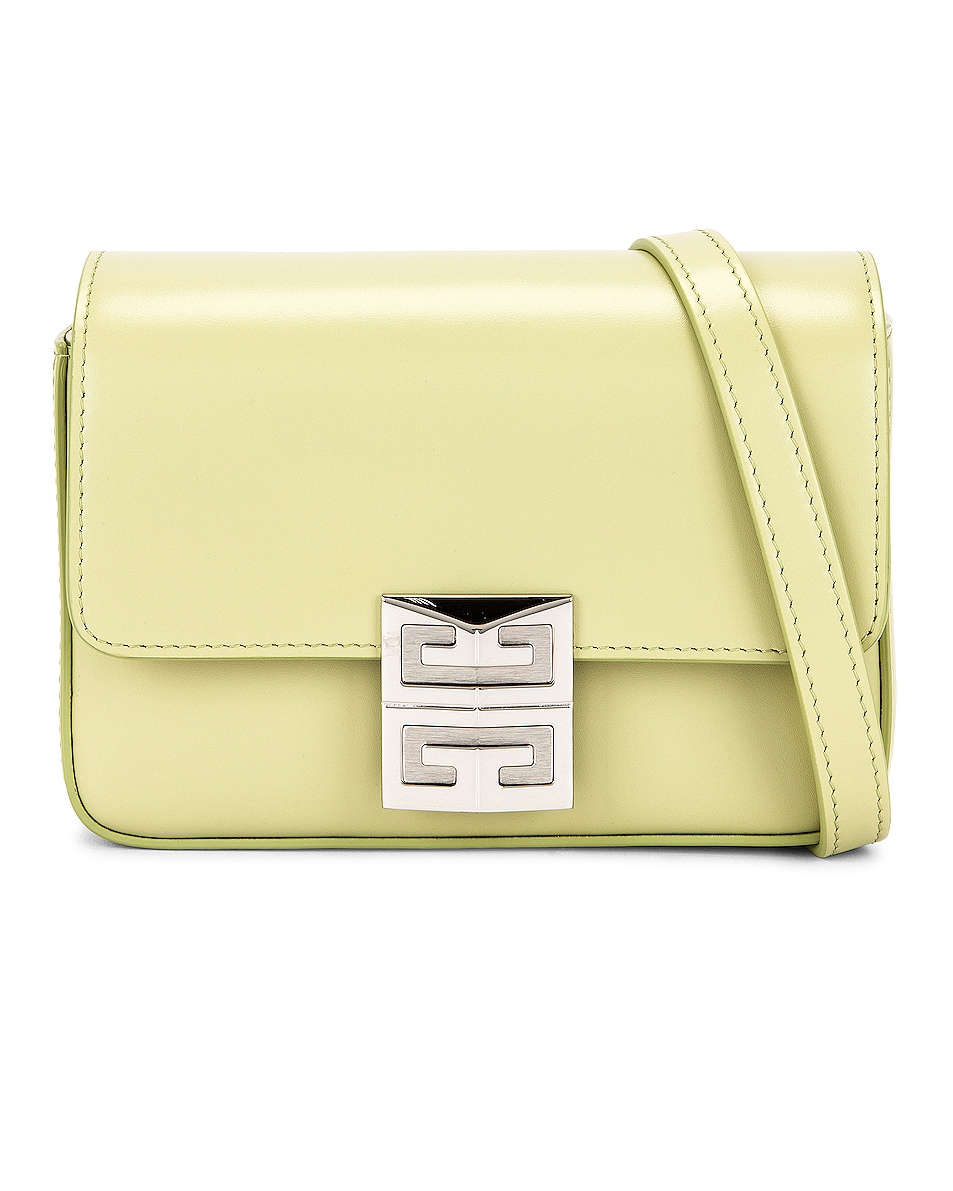 Image 1 of Givenchy Mini 4G Crossbody Box Bag in Avocado Green
