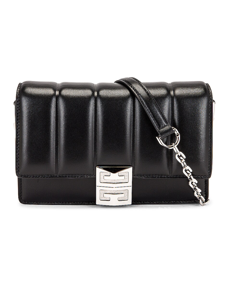 Image 1 of Givenchy Small 4G Chain Bag in Black
