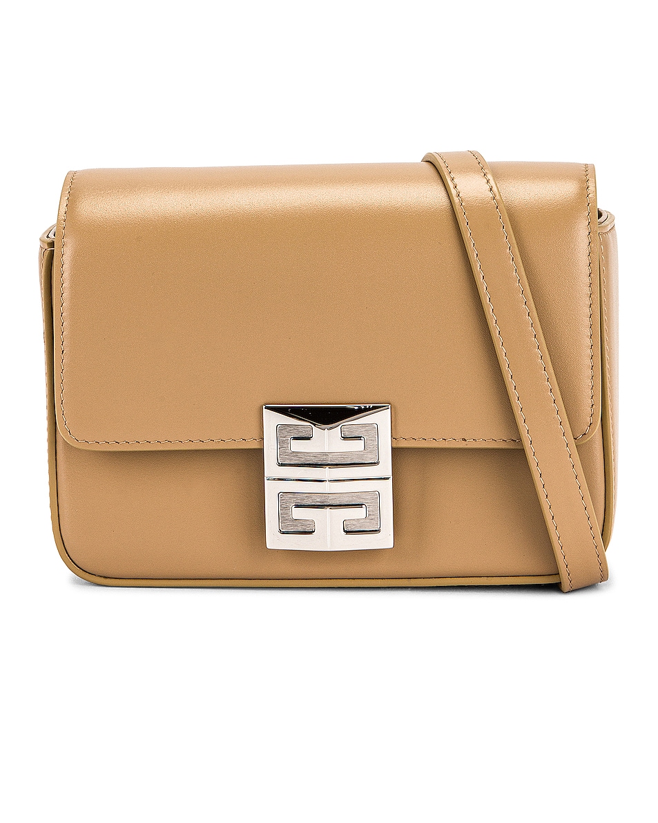 Image 1 of Givenchy Small 4G Crossbody Box Bag in Beige Cappuccino