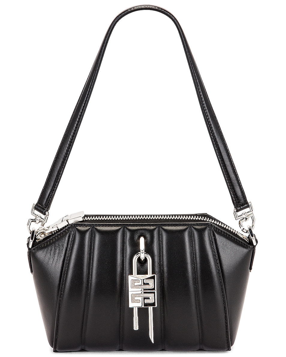 Image 1 of Givenchy XS Antigona Lock Bag in Black