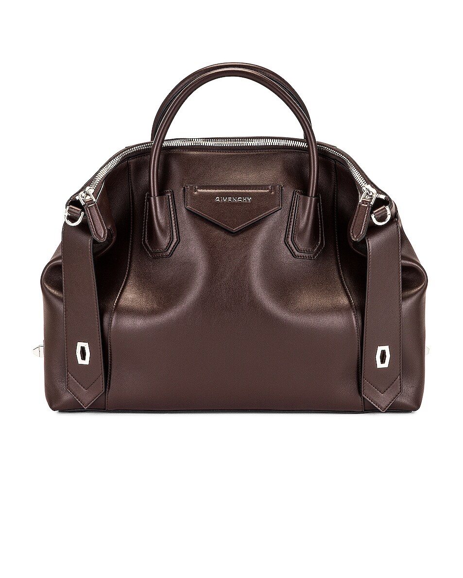Image 1 of Givenchy Medium Antigona Soft Bag in Chocolate