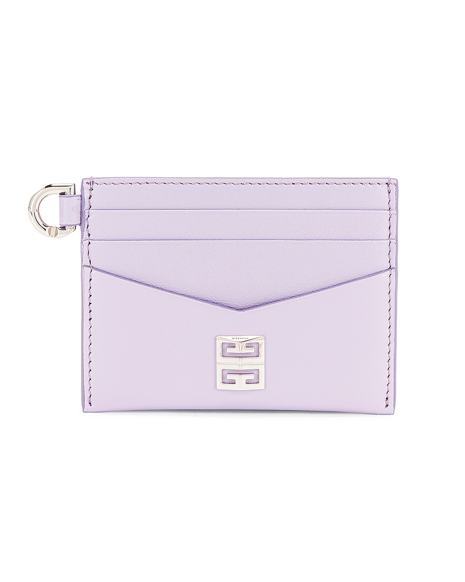 Image 1 of Givenchy 4G Card Case in Lilac