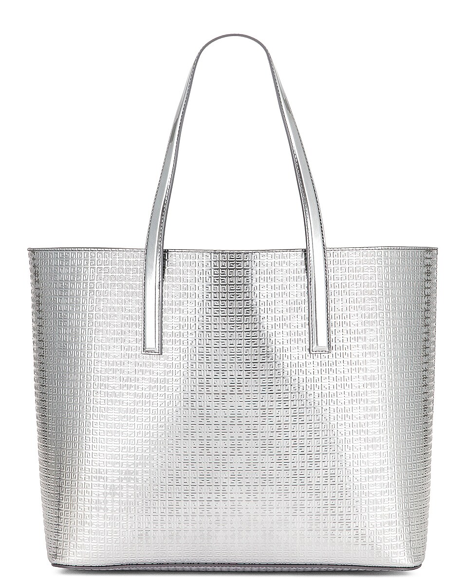 Image 1 of Givenchy Wing Shopping Bag in Silver