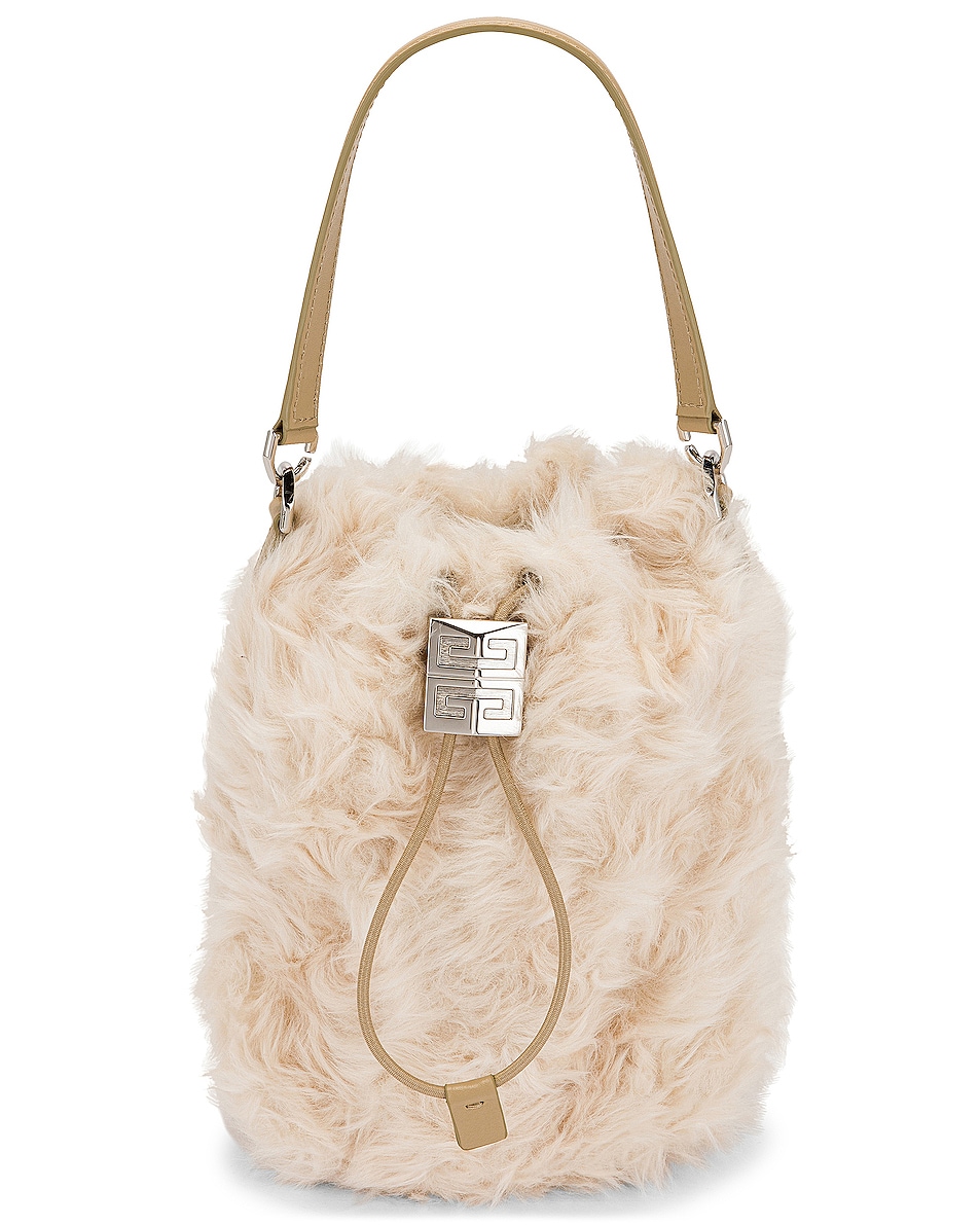 Image 1 of Givenchy 4G Light Bucket Bag in Cream