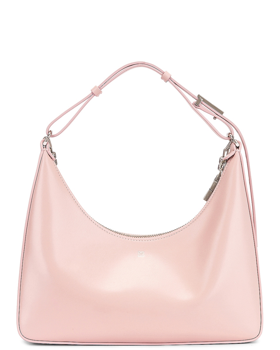 Givenchy Small Moon Cut-Out Hobo Bag in Blush Pink | FWRD