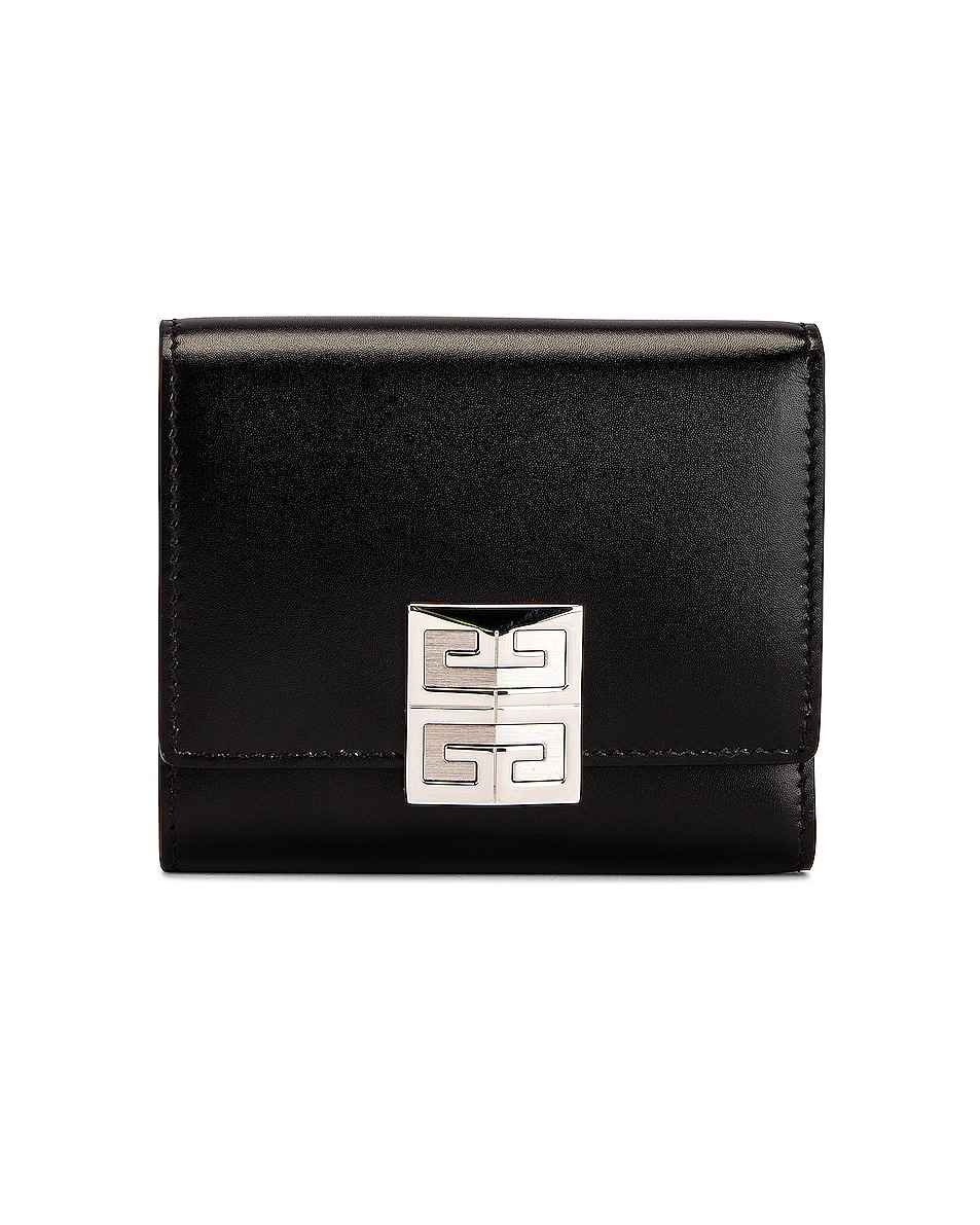 Image 1 of Givenchy 4G Trifold Wallet in Black