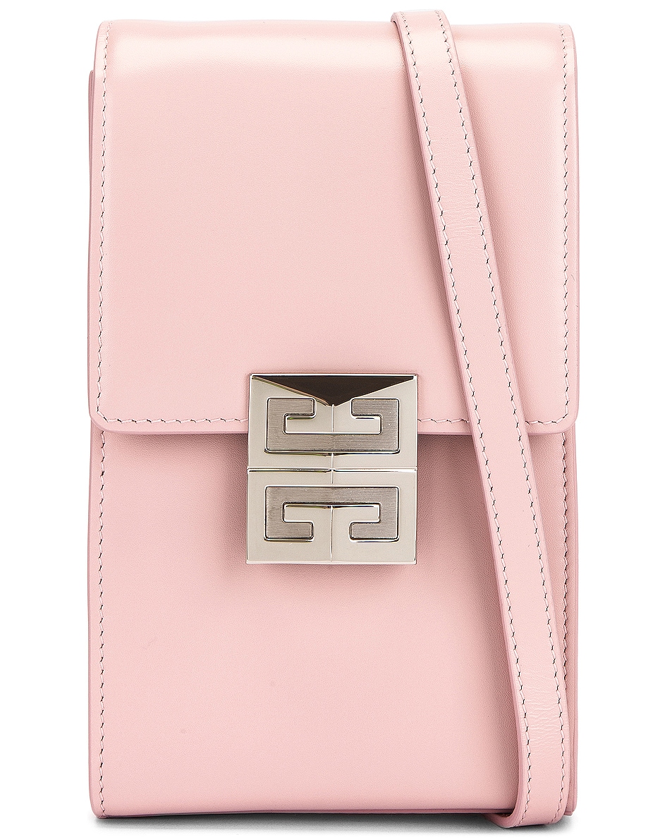 Image 1 of Givenchy Mini 4G Vertical Bag in Blush Pink