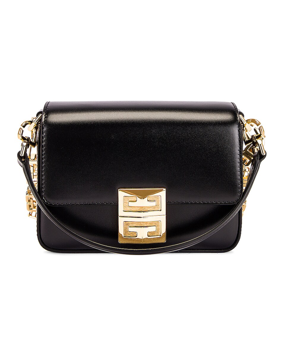 Image 1 of Givenchy Small 4G Cube Chain Crossbody Bag in Black