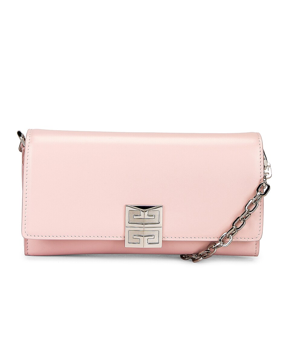 Image 1 of Givenchy 4G Wallet on Chain Bag in Blush Pink