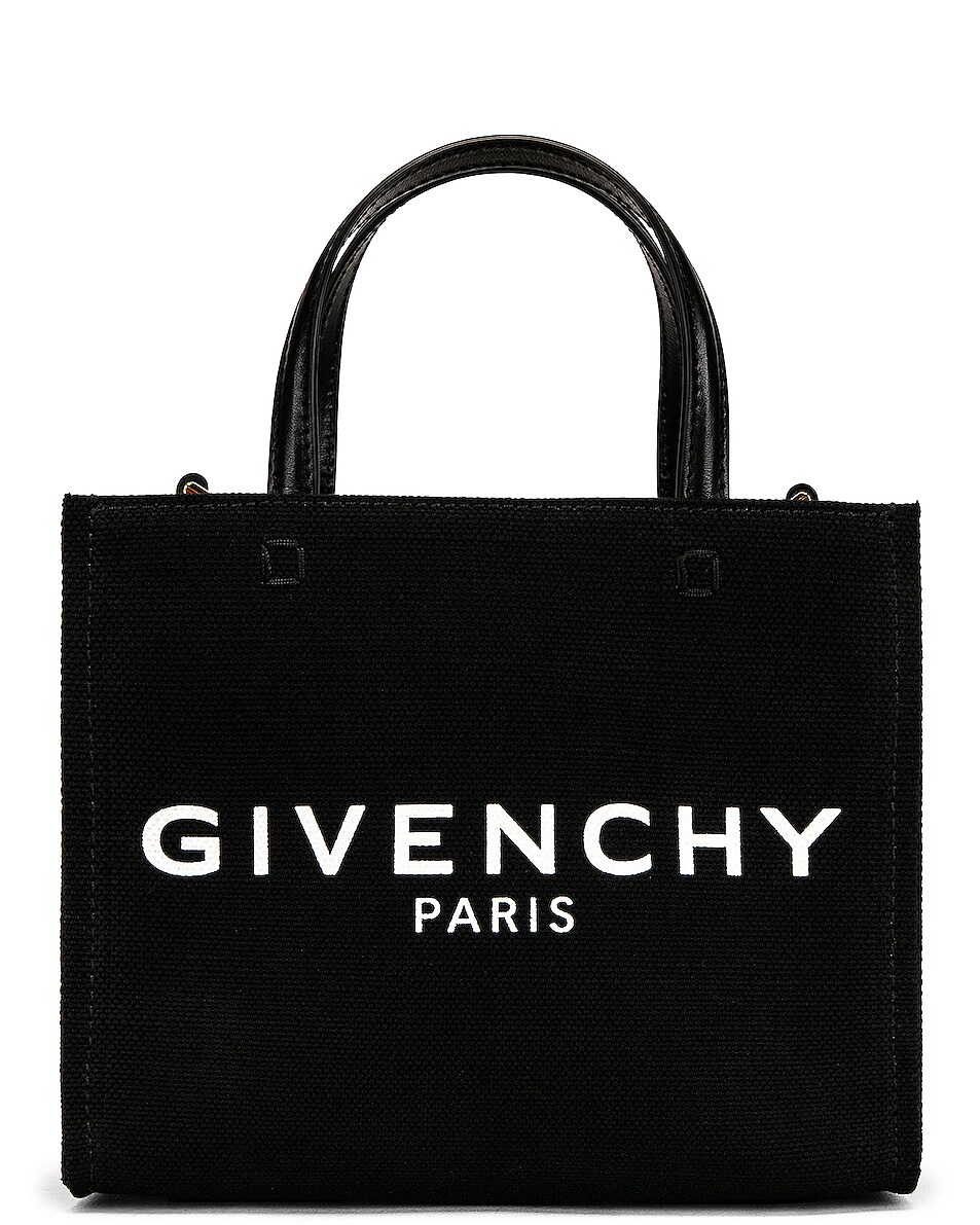 Image 1 of Givenchy Mini G Tote Shopping Bag in Black