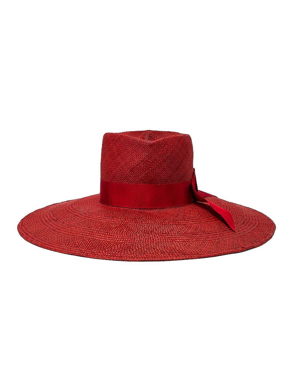 Image 1 of Gladys Tamez Millinery Paradise Sun Hat in Red