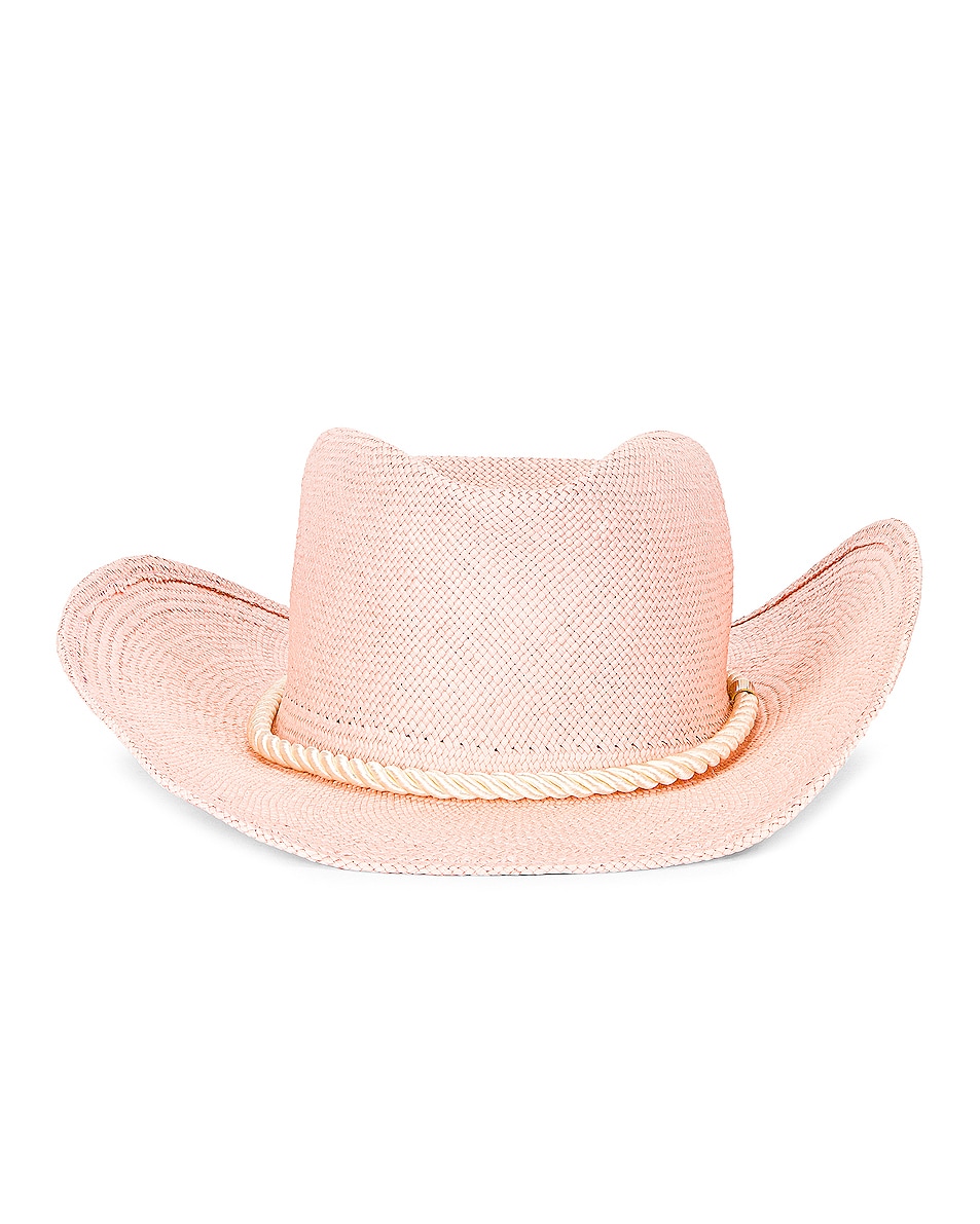 Image 1 of Gladys Tamez Millinery Zuma Cowboy Hat in Dusty Pink