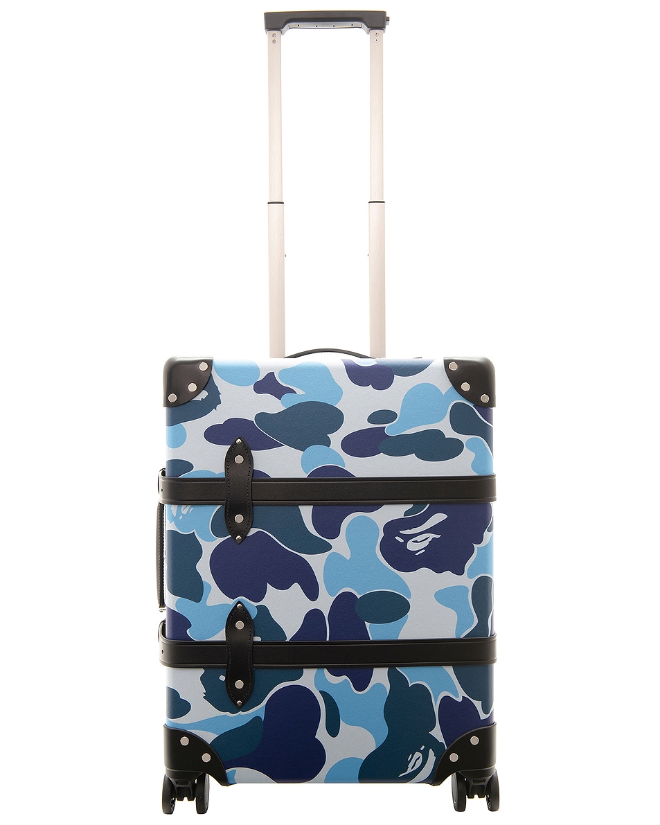 Image 1 of Globe-Trotter x A Bathing Ape Carry On in Blue