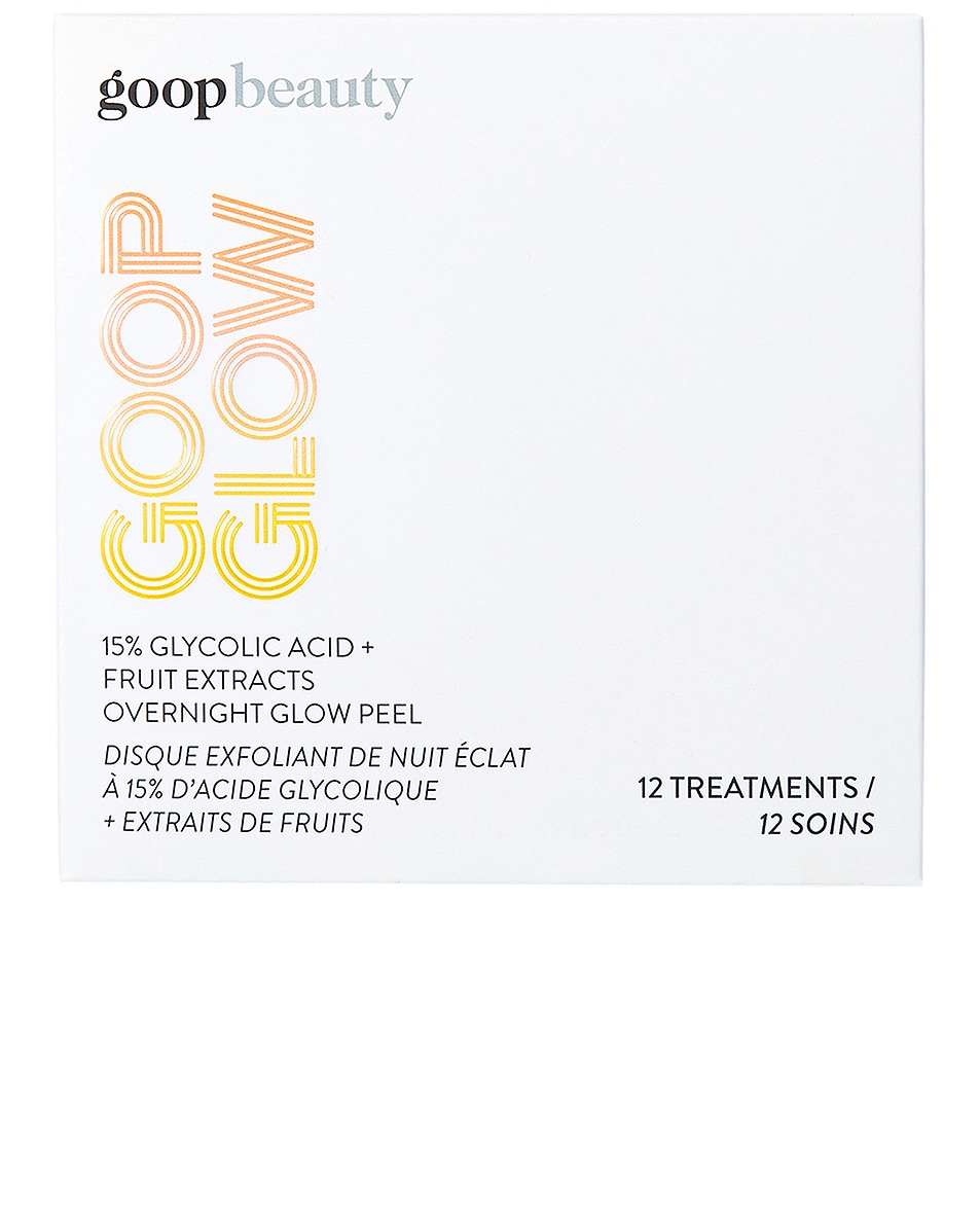 Image 1 of Goop Goopglow 15% Glycolic Acid Overnight Glow Peel 12 Pack in 