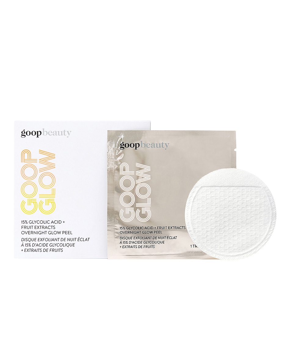 Image 1 of Goop Goopglow 15% Glycolic Acid Overnight Glow Peel 4 Pack in 