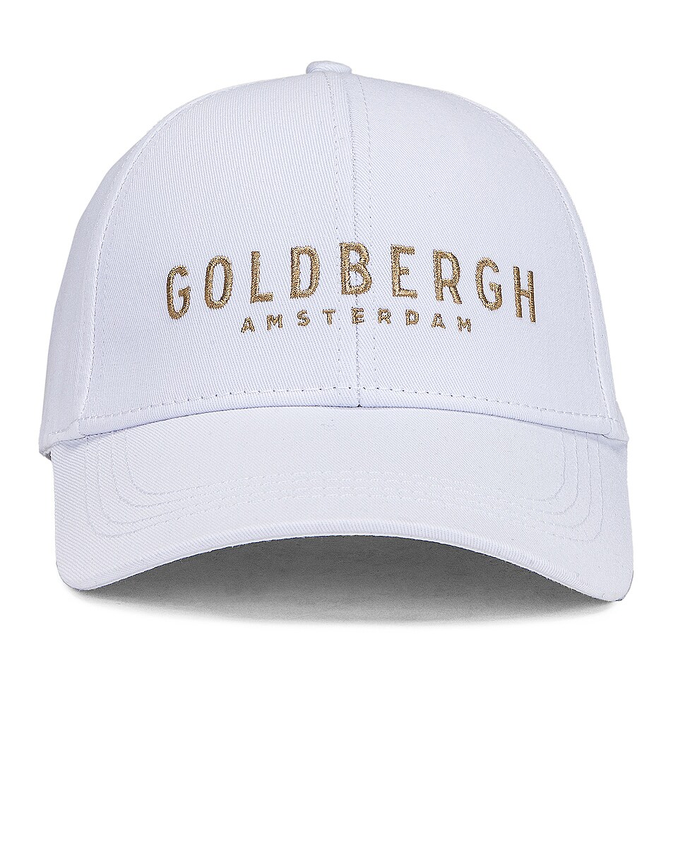 Image 1 of Goldbergh Kenny Cap in White & Gold