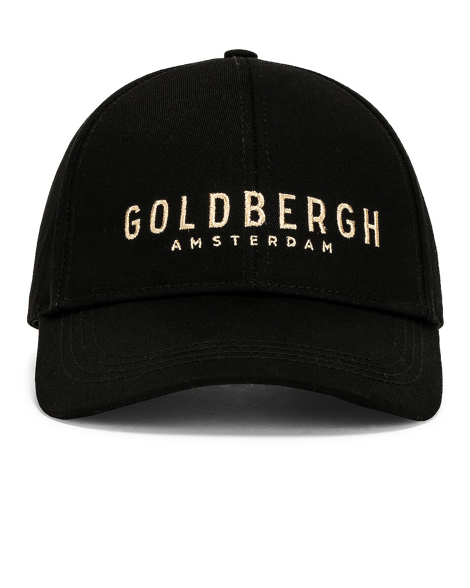 Image 1 of Goldbergh Kenny Cap in Black & Gold