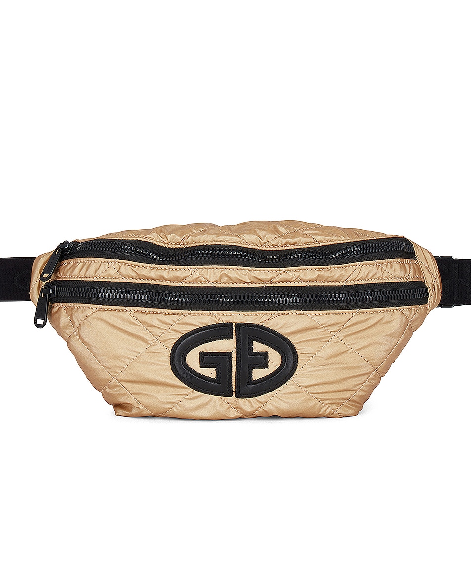 Image 1 of Goldbergh Shiner Fanny Pack in Gold