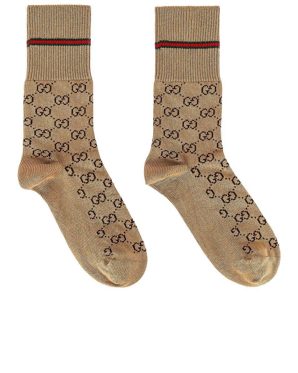 Image 1 of Gucci Socks in Brown