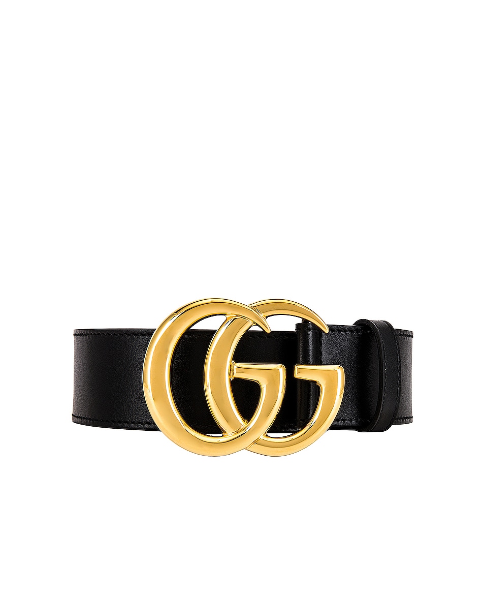 Image 1 of Gucci GG Belt in Black