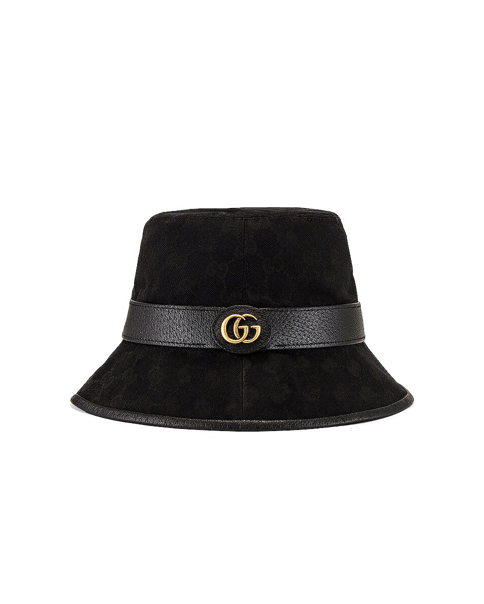 Image 1 of Gucci Bucket Hat in Black