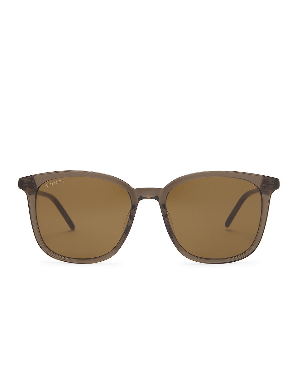 Image 1 of Gucci GG1158SK Sunglasses in Shiny Transparent Brown